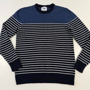 Old Navy Mens Striped Wool Blend Sweater Medium